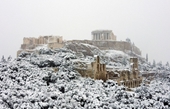 Athens hoá xứ sở thần tiên trong tuyết trắng