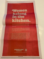 Quảng cáo của Burger King bị chỉ trích xúc phạm phụ nữ
