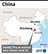 Cháy trường dạy võ ở Trung Quốc, 18 người thiệt mạng, chủ yếu là trẻ em