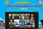 Hội thảo trực tuyến Dạy và học tiếng Việt ở nước ngoài