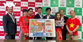 Thành phố Fukushima Nhật Bản phát hành bộ tem cổ vũ vận động viên Việt Nam