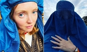 Siêu mẫu Anh bị chỉ trích khi đăng ảnh mặc trang phục dưới thời Taliban