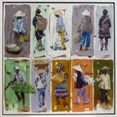 Nữ họa sĩ Anna Pinkster - người mang phố chợ Việt đến đất Mỹ
