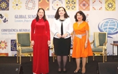 Hình ảnh đoàn đại biểu Việt Nam dự hội nghị thượng đỉnh phụ nữ toàn cầu