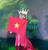 Thí sinh 13 tuổi của Việt Nam đăng quang Miss Eco Teen International