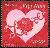 Việt Nam phát hành chuỗi tem bưu chính chủ đề Tình yêu dịp 14 2