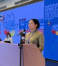 Hội LHPN Việt Nam dự khai mạc Đại hội Liên đoàn Phụ nữ Dân chủ Quốc tế tại Venezuela