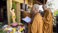 Kiều bào tại Pháp kỷ niệm Đại lễ Phật đản 2566 tại Trúc Lâm Thiền Viện