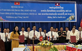 Hội LHPN Hà Tĩnh ký kết biên bản thỏa thuận hợp tác với LHPN tỉnh BolyKhămxay Lào