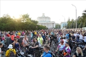 Lễ hội xe đạp ấn tượng ở thủ đô Moskva