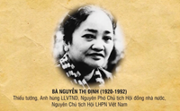Kỷ niệm 30 năm ngày mất của Nữ tướng Nguyễn Thị Định Người Cộng sản kiên trung nơi ngục tù Bà Rá