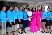 Hội LHPN tỉnh Thanh Hóa chia sẻ kinh nghiệm với Hội LHPN Lào