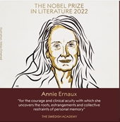 Nobel Văn học 2022 vinh danh nữ nhà văn Pháp