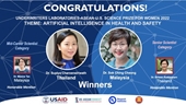 Công bố Giải thưởng ASEAN-Mỹ dành cho các nhà khoa học nữ năm 2022
