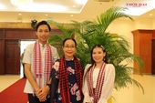 Lưu học sinh Campuchia có một gia đình ở Việt Nam