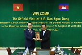 Việt Nam - Campuchia thúc đẩy triển khai nhanh thoả thuận hợp tác về lao động