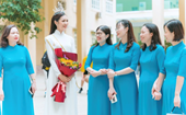 Tân Hoa hậu Du lịch Việt Nam 2022 về thăm trường nhân ngày Nhà giáo 20 11