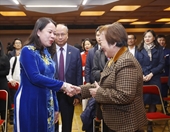 Phó Chủ tịch nước Võ Thị Ánh Xuân Cộng đồng người Việt tại Pháp tiếp tục đóng góp hơn nữa cho đất nước