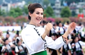 Các thí sinh Hoa hậu Du lịch thế giới trải nghiệm nghệ thuật xòe Thái