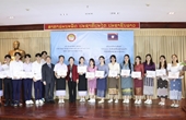 Trao 200 suất học bổng cho học sinh, sinh viên Lào học tập tại Việt Nam