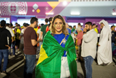 Một niềm vui khác của CĐV nữ đến Qatar xem World Cup