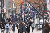 Thánh địa mua sắm Hàn Quốc vắng gian hàng đêm Noel vì sợ thảm họa