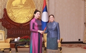 Phó Chủ tịch nước CHDCND Lào Phụ nữ Việt - Lào hợp tác chặt chẽ, sát cánh bên nhau viết tiếp trang sử mới