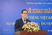 Mở lớp tiếng Việt cho cán bộ, nhân viên công nghệ-truyền thông Lào