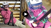 Cụ bà 91 tuổi trượt zipline nhanh nhất thế giới