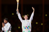 Chân dung nữ VĐV taekwondo châm đuốc khai mạc SEA Games 32