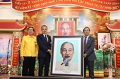 Kiều bào tại Nakhon Phanom ôn lại kỷ niệm về Bác Hồ tại nơi biểu tượng của tình hữu nghị Việt Nam-Thái Lan