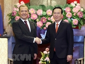 Ông Dmitry Medvedev Nga rất coi trọng quan hệ với Việt Nam