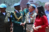 Lực lượng gìn giữ hòa bình Liên hợp quốc mừng Quốc khánh Việt Nam