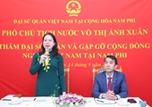 Phó Chủ tịch nước Võ Thị Ánh Xuân thăm Đại sứ quán và gặp gỡ cộng đồng người Việt Nam tại Nam Phi