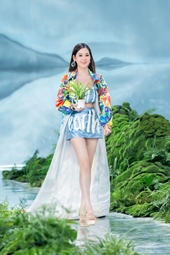 Thí sinh diện trang phục từ nilong, chai nhựa thi  Miss Earth Việt Nam 2023