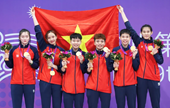 ASIAD 19 Cầu mây nữ giành Huy chương Vàng thứ 2 cho Việt Nam