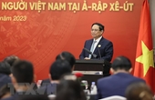 Thủ tướng Phạm Minh Chính gặp gỡ kiều bào tại Saudi Arabia