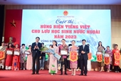 Trao giải cuộc thi hùng biện tiếng Việt dành cho sinh viên quốc tế