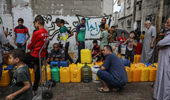 95 người dân Gaza thiếu nước uống