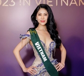 Đại diện Việt Nam tự tin khoe sắc cùng loạt mỹ nhân Hoa hậu Trái đất