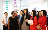 Học viện Phụ nữ Việt Nam đón, tiếp Phu nhân Phó Tổng thống nước Cộng hòa Nam Phi
