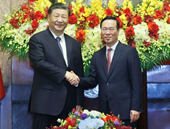 Chủ tịch nước Võ Văn Thưởng hội đàm với Tổng Bí thư, Chủ tịch nước Trung Quốc