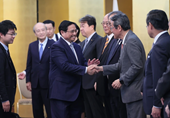Thủ tướng Phạm Minh Chính tiếp Hội Nghị sỹ Hữu nghị Nhật-Việt