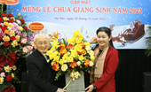 Hội LHPN Việt Nam thăm, chúc mừng Ủy ban Đoàn kết Công giáo Việt Nam nhân dịp Giáng sinh 2023