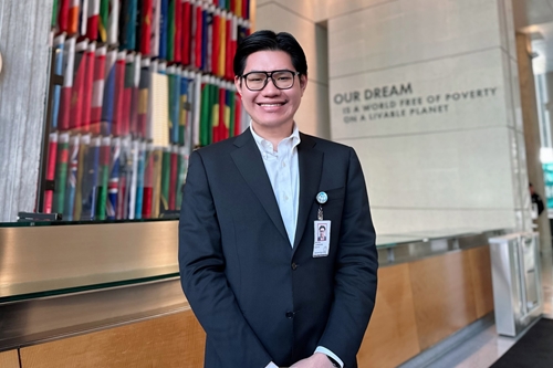 Nam sinh Việt Nam 22 tuổi phát biểu tại Đại hội đồng Liên hợp quốc