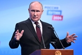 Nga Tổng thống tái đắc cử Putin nêu ưu tiên trong nhiệm kỳ mới