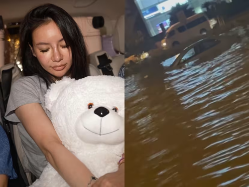 Ái nữ tỷ phú Singapore mắc kẹt 8 giờ trong lũ lụt tận thế ở Dubai