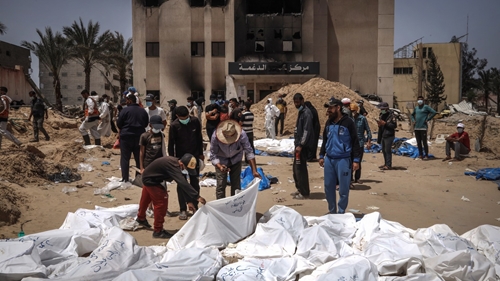 Liên hiệp quốc kêu gọi điều tra ngôi mộ chứa hơn 300 thi thể ở Gaza