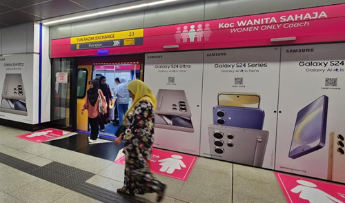 Malaysia thiết kế toa tàu chỉ dành cho nữ để hạn chế quấy rối tình dục