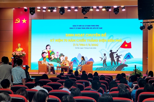 Đảng ủy Cơ quan Trung ương Hội LHPN Việt Nam kỷ niệm 70 năm Chiến thắng Điện Biên Phủ